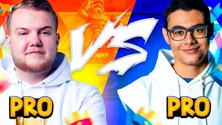 Pro vs World Champion Mohamed Light vs Surgical Goblin  Clash Royale [upl. by Ahsimik]