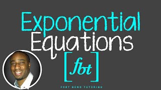 Solving Exponential Equations fbt StepbyStep [upl. by Ellinej]