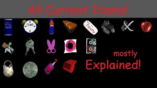 Baldis Basics All Items Explained  Remastered amp Plus [upl. by Werdn]