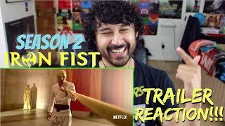 Marvels IRON FIST SEASON 2  Official TRAILER  REACTION [upl. by Galang]