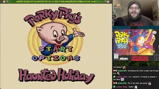 Porky Pigs Haunted Holiday SNES  Hugos House of Horrors DOS  Twitch Stream [upl. by Stephana]