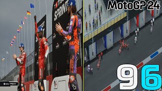 MotoGP 24  CARRIERA stag 6  ASSEN lunico a cambiare la moto gomme bagnato ultimo giro  EP 96 [upl. by Sandie]