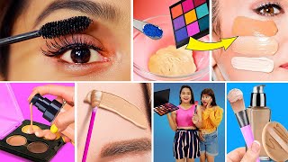 অসাধারণ কাজের ও সহজ কিছু DIY MAKEUP amp Beauty Hacks   Amazing Makeup Hacks [upl. by Uba960]