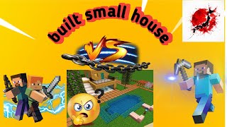 SMALL HOUSE TUTORIAL ☺️ SWINGING POOL IN Minecraft [upl. by Ahtimat]