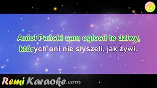 Kolęda  Przybieżeli do Betlejem karaoke  RemiKaraokecom [upl. by Barny157]