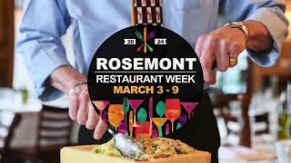 2024 Rosemont Restaurant Week [upl. by Grefe]