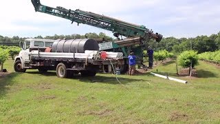 How a Water Well is Drilled Setting Up To Drill A Well [upl. by Ahsillek]