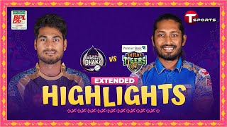 Extended Highlights  Durdanto Dhaka vs Khulna Tigers  BPL 2024  Match 14  T Sports [upl. by Oileduab]