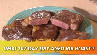 UMAI 107 DAY DRY AGED PRIME RIB ANOVA SOUS VIDE STEAKS [upl. by Veno]