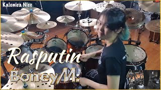 Boney M  Rasputin  cover  Drum amp Bongo by Kalonica Nicx [upl. by Teddman80]