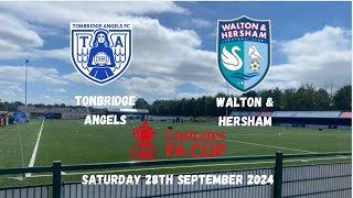 FANTASTIC SECOND HALF  Tonbridge Angels 21 Walton amp Hersham 28092024 [upl. by Uaerraj]