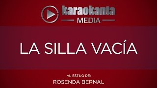 Karaokanta  Rosenda Bernal  La silla vacía [upl. by Yelloh]