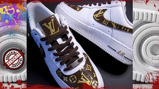 Custom Air force 1 Louis Vuitton [upl. by Anilemrac]