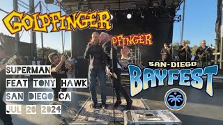 GOLDFINGER SUPERMAN FEAT TONY HAWK SAN DIEGO BAYFEST SAN DIEGO CA JUL 20 2024 [upl. by Retsevlis565]