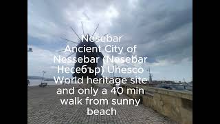 Nessebar Bulgaria Несебър A walk round the ancient Unesco world Heritage walled City [upl. by Mutua]