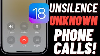 How to Unsilence Unknown Callers on iPhone in iOS 18  Hindi [upl. by Donaugh]