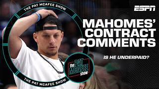 Does Patrick Mahomes feel UNDERPAID Not necessarily 👀  The Pat McAfee Show [upl. by Sunda]