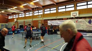 ChtchetinineReindl vs NogamiFlicek Regionalliga Süd  TTC Kist gegen SV DJK Eggolsheim [upl. by Nnateragram]