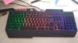 Great Entry Level Membrane Keyboard For Gaming  Rii RK202 Gaming Keyboard Review [upl. by Alan]