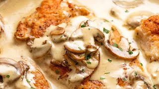 Chicken with Creamy Mushroom Sauce [upl. by Asirac]