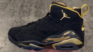 Jordan Jumpman MVP 678 Black Gold Basketball Shoes [upl. by Strep305]