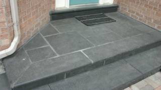 Dark Grey Granite Flagstone Entrance [upl. by Maitilde]