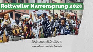 Livevideo vom Narrensprung 2020 in Rottweil [upl. by Dory314]