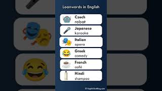 Loanwords in English [upl. by Tut]