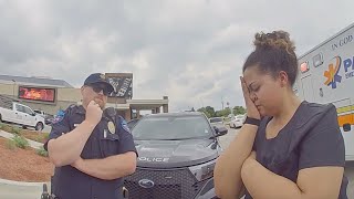 Gambling NURSE leaves baby alone in car for 5 hours BODYCAM [upl. by Anerehs]