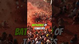 La Tomatina The Juicy Tradition You Can’t Miss shorts spain [upl. by Sikes545]