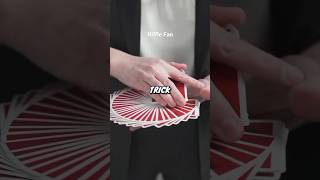 PLAYING CARDS RIFFLE FAN TRICK  FAV ARMY shorts viral [upl. by Lyrehc328]