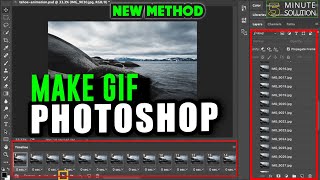 How to make a gif in photoshop 2024  Animated GIF [upl. by Colton]