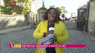 The Royal Wedding  5 Days to Go  Lorraine [upl. by Eenerb]