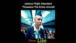 Jealous Flight Attendant Threatens The Entire Aircraft shorts [upl. by Cassil]