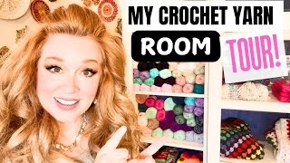 YARN ROOM TOUR my HAPPY place [upl. by Wolsniw341]