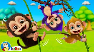 Finger Family Monkey  Who Are You  Nursery Rhymes amp Kids Songs  IshKids  Version 2 [upl. by Ocin]