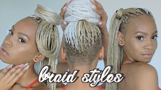 Cute box braid styles [upl. by Wilfred]