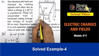 Class 12 Physics  Electrostatics  17 Solved Example4 on Electrostatics  For JEE amp NEET [upl. by Demmy]