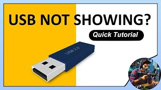 USB Plugged In but Not Showing Here’s the Quick Fix [upl. by Nuzzi]