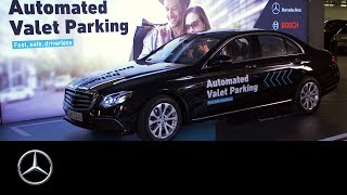 Internet of Things Bosch amp Daimler Realised Automated Valet Parking in the MercedesBenz Museum [upl. by Rodmann]