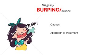 Im gassy BURPINGBelching Causes and treatment for burping and belching [upl. by Elleirda]