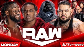 The New Day vs AOP  WWE RAW 21102024 [upl. by Laresa]