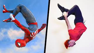 Trying Stunts From SpiderMan 2 IN REAL LIFE PS5 Parkour [upl. by Fellows]