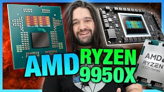 AMD Announces Ryzen 9950X 9900X 9700X amp 9600X Zen 5 CPUs Extends AM5 Life amp AI CPUs [upl. by Arratal679]