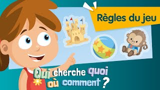 Règles du jeu  Qui cherche quoi où comment  Placote [upl. by Alair]