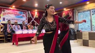 Newari Dance coverdance  Janajyoti School [upl. by Leirej]