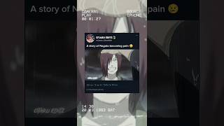 A story of Nagato becoming Pain 😢  SHIPPUDEN naruto anime shorts [upl. by Yehus]