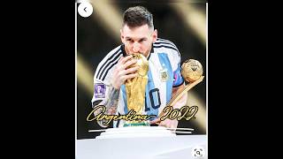 THE KISS lifetime dreamworldcupchampions fifaworldcup soccer football champions messi pele [upl. by Uttasta265]