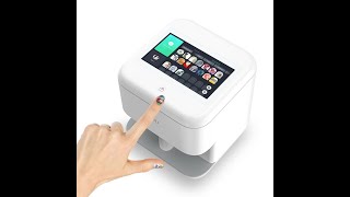 Automatic Smart 3D Art Nail Printer  Portable Nail Art Printers Machine Support WiFiDIYUSB [upl. by Grim]