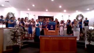 Elim Baptist Church  Womens Weekend 2011  Womens Day Choir quotLift Him Upquot [upl. by Anaitit33]